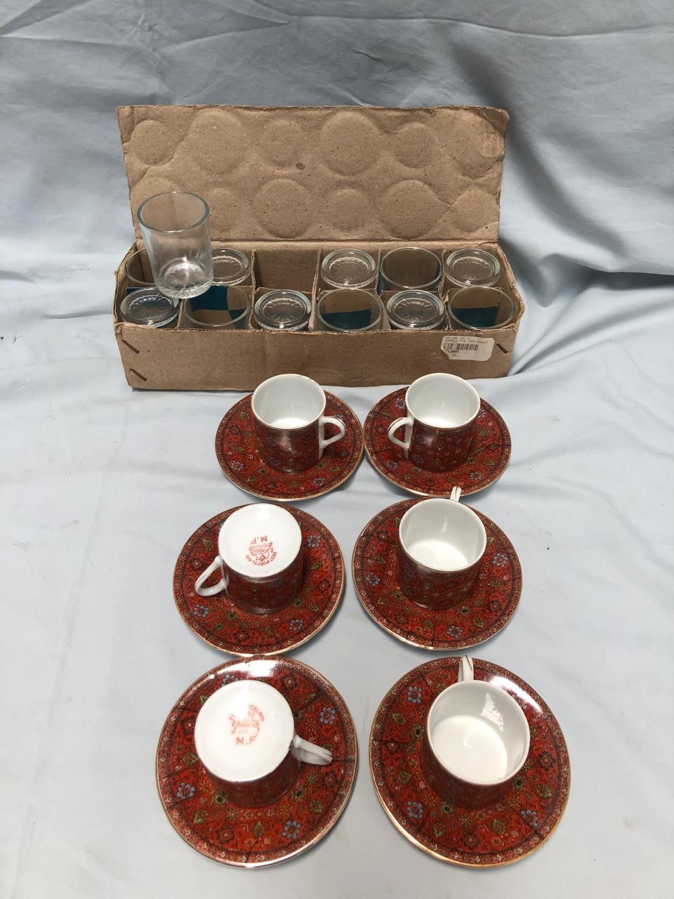 Porcelain Teaset & Glasses