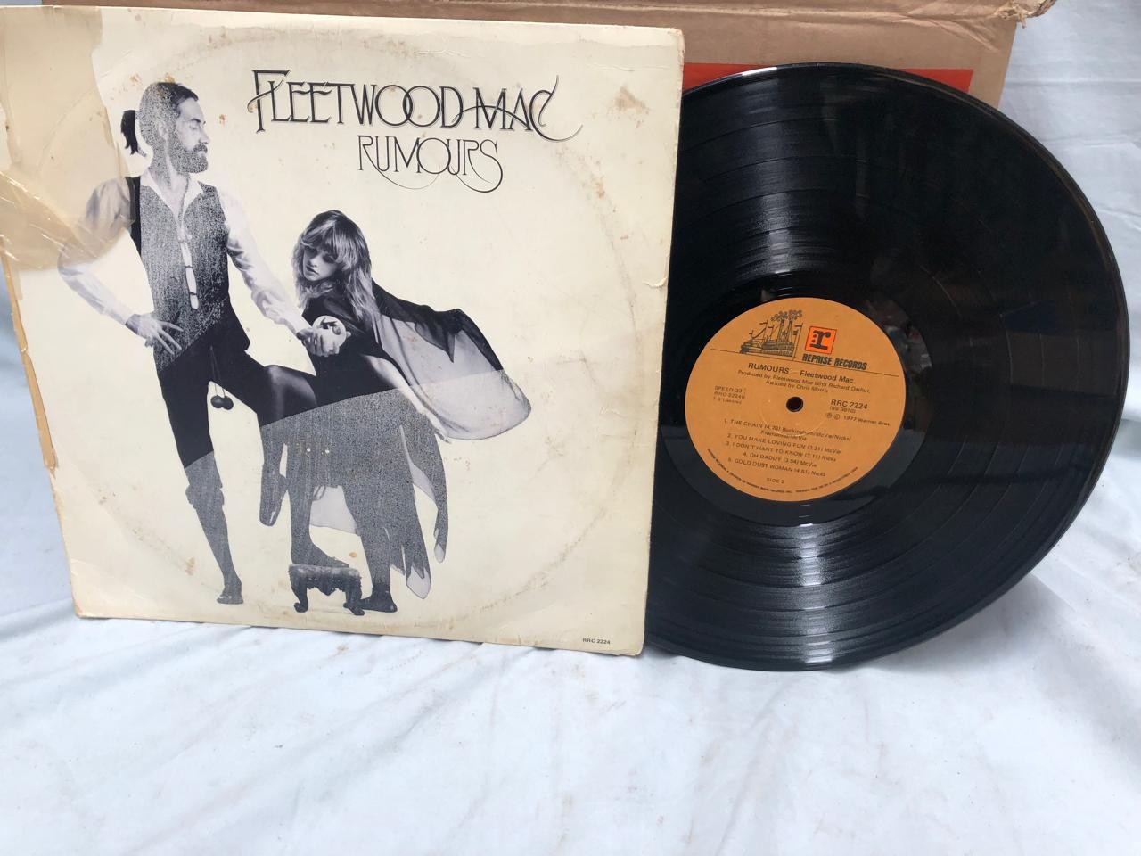 Box of Assorted vinyl Records