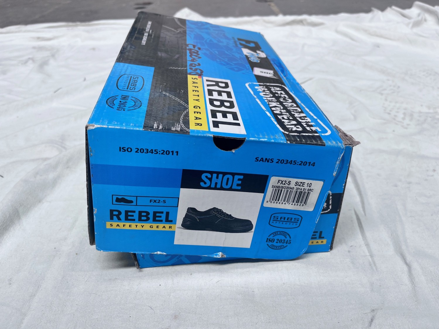 Rebel Safety Shoe Size 10