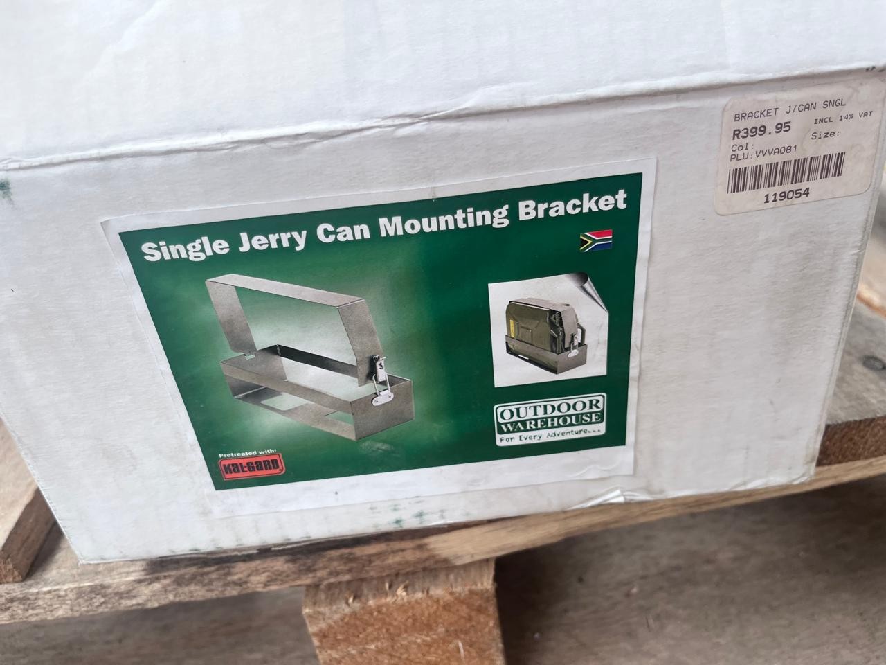 Jerry Can Mounting Bracket