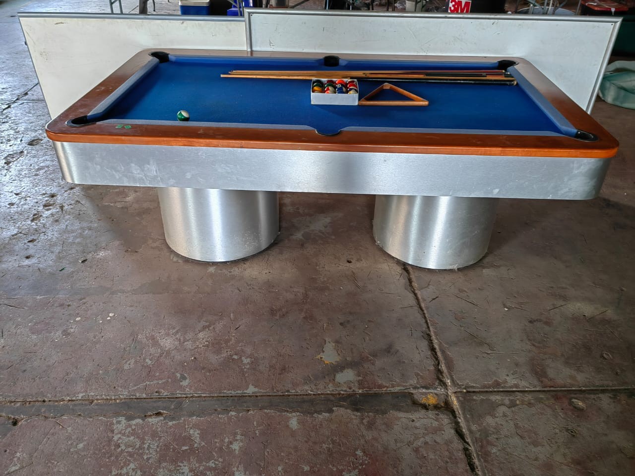 Slate Top Pool table including accesories