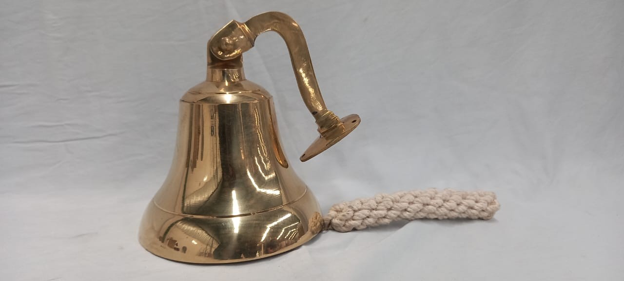 Brass Bell with Mounting Bracket