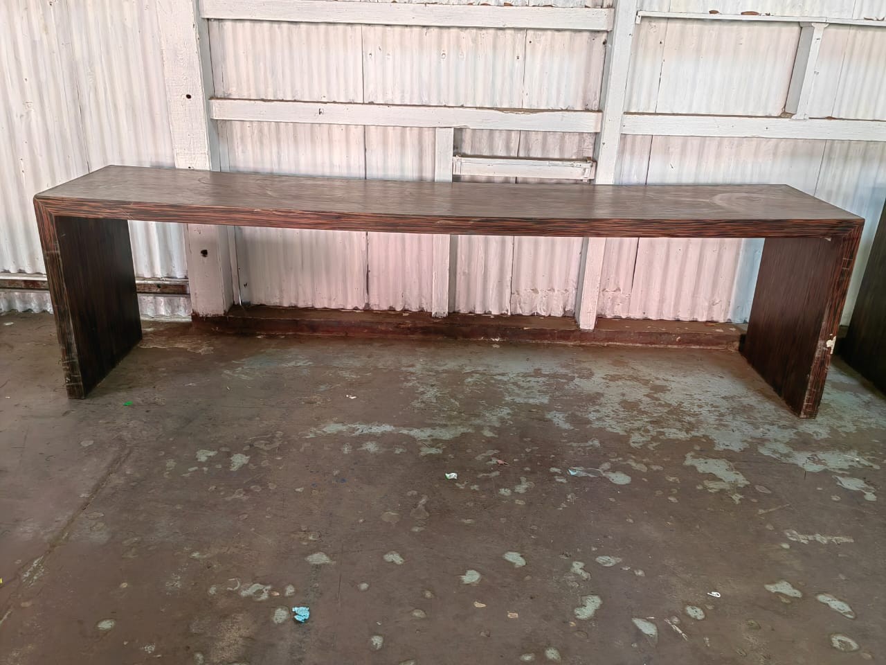Heavy Duty table with wood finish
