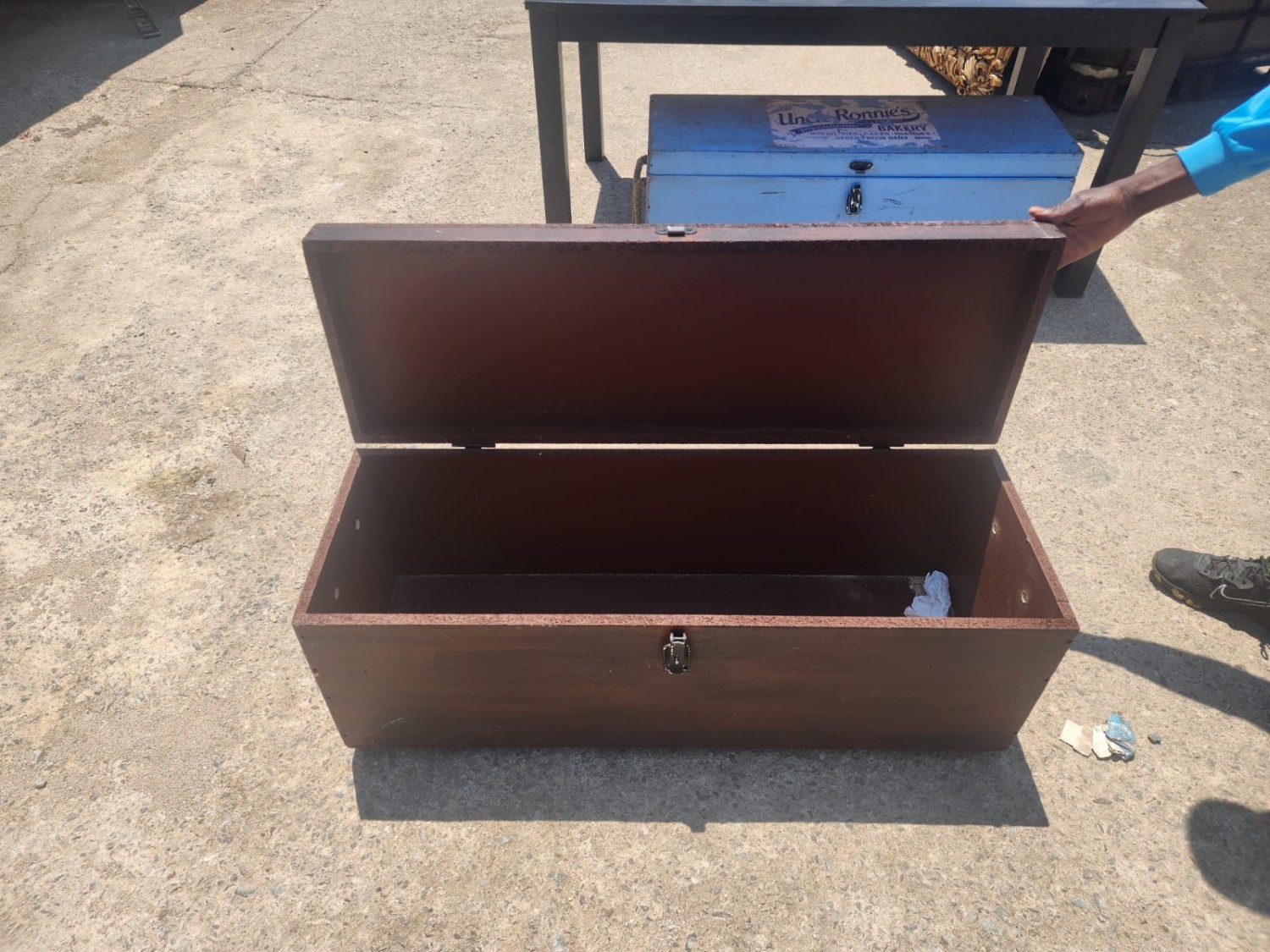 Wooden trunk