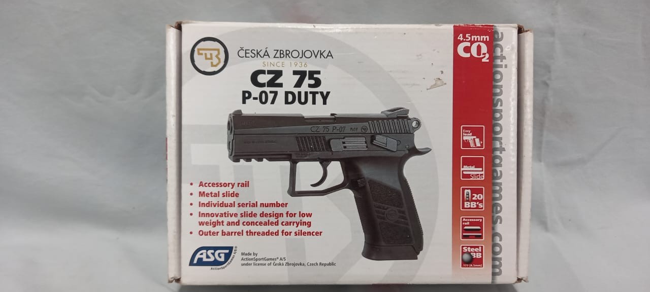 BB Gun - CESKA Z BROFOVKA CZ 75 P-07 DUTY 9X19