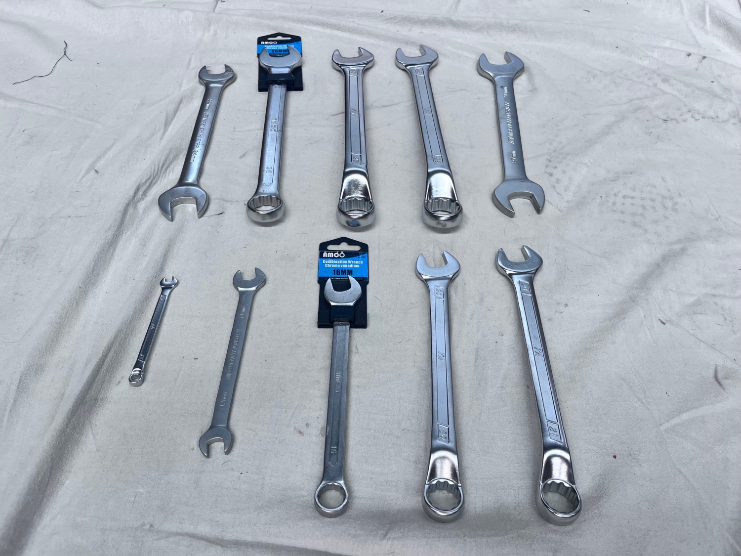Spanner Bundle x10 - Various Sizes