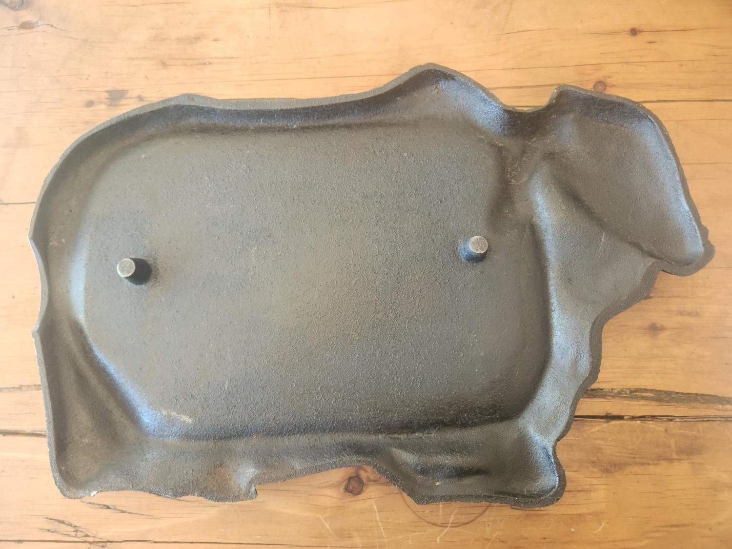 Set of 5 Cast Iron Steak Plates