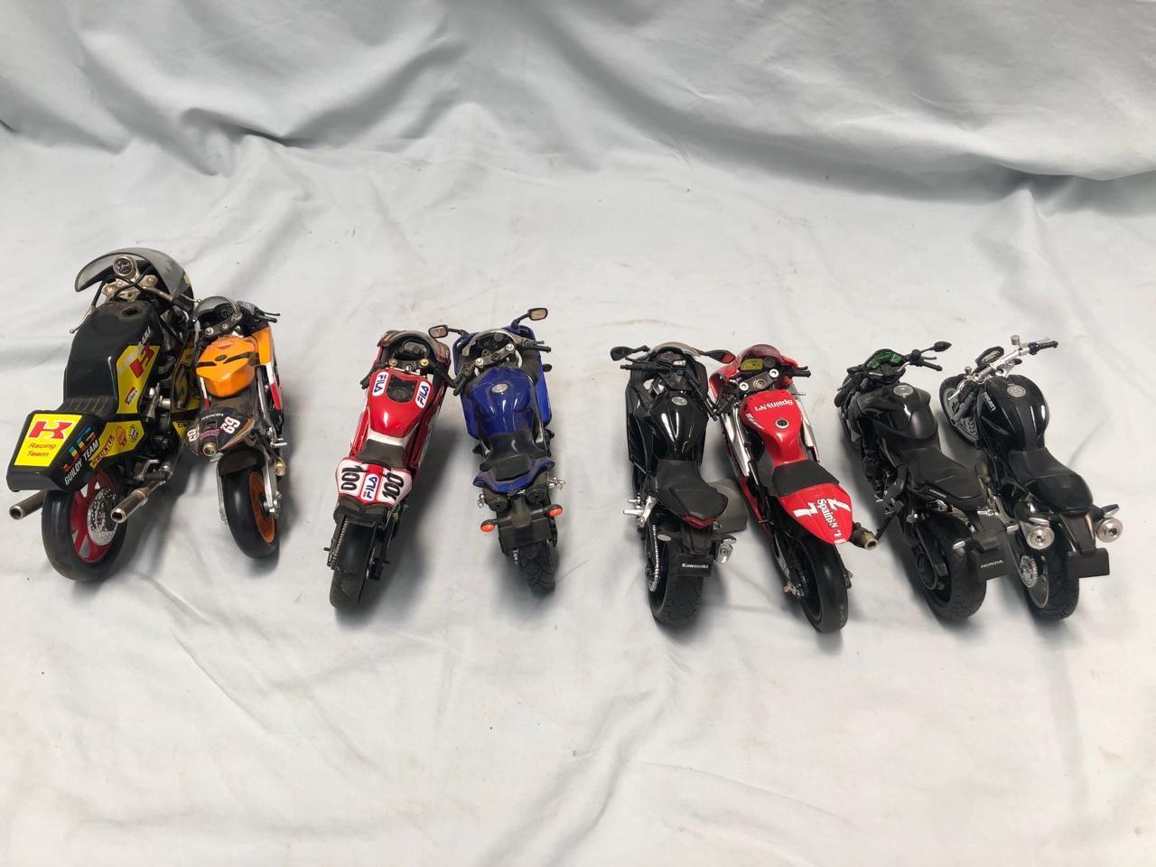 Collectable Motorbike Models x 8