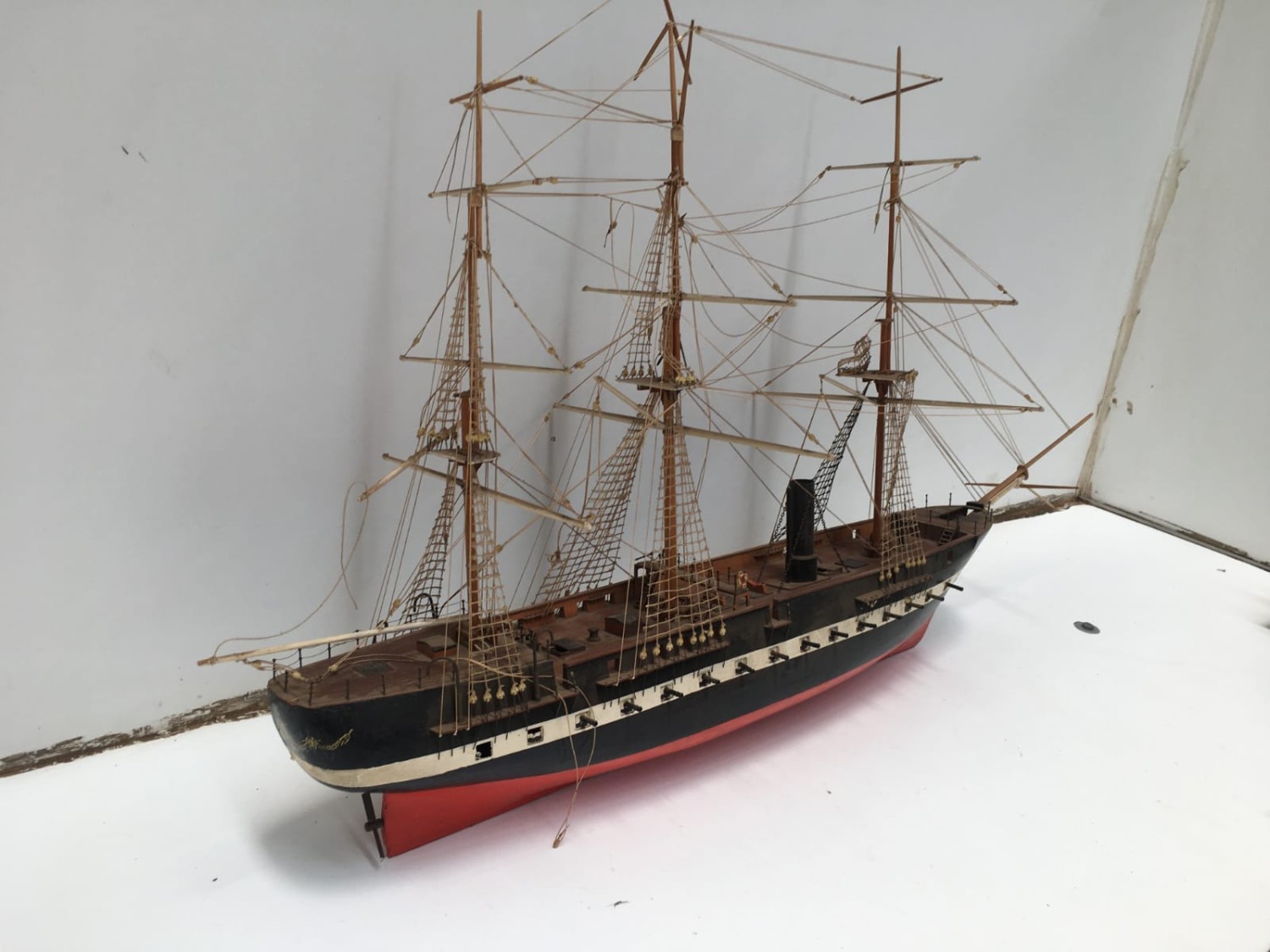 Wooden Model of the Danish Frigate 'Jylland'