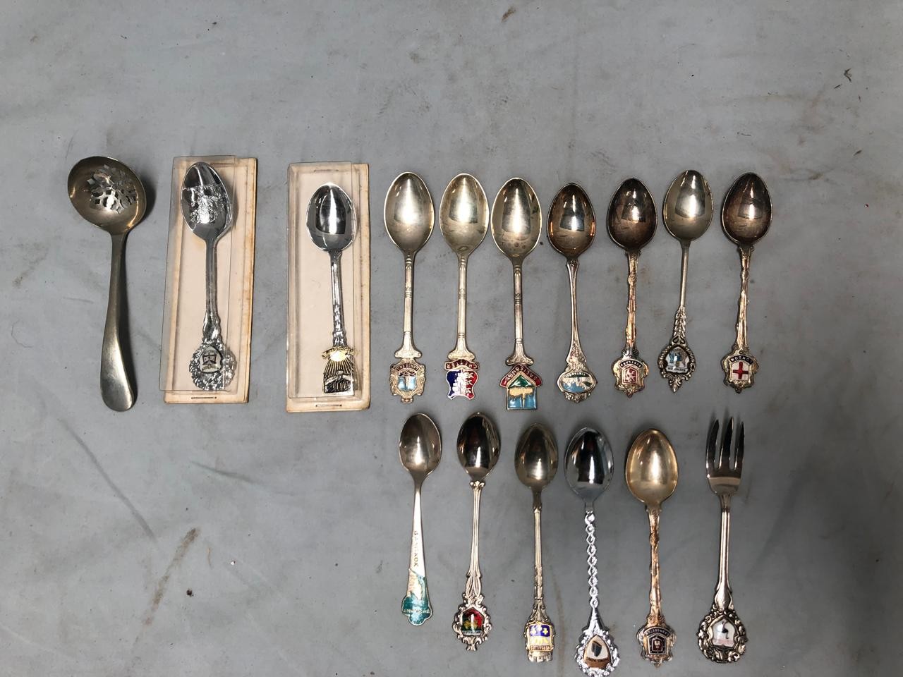 22 x Collectable Teaspoons